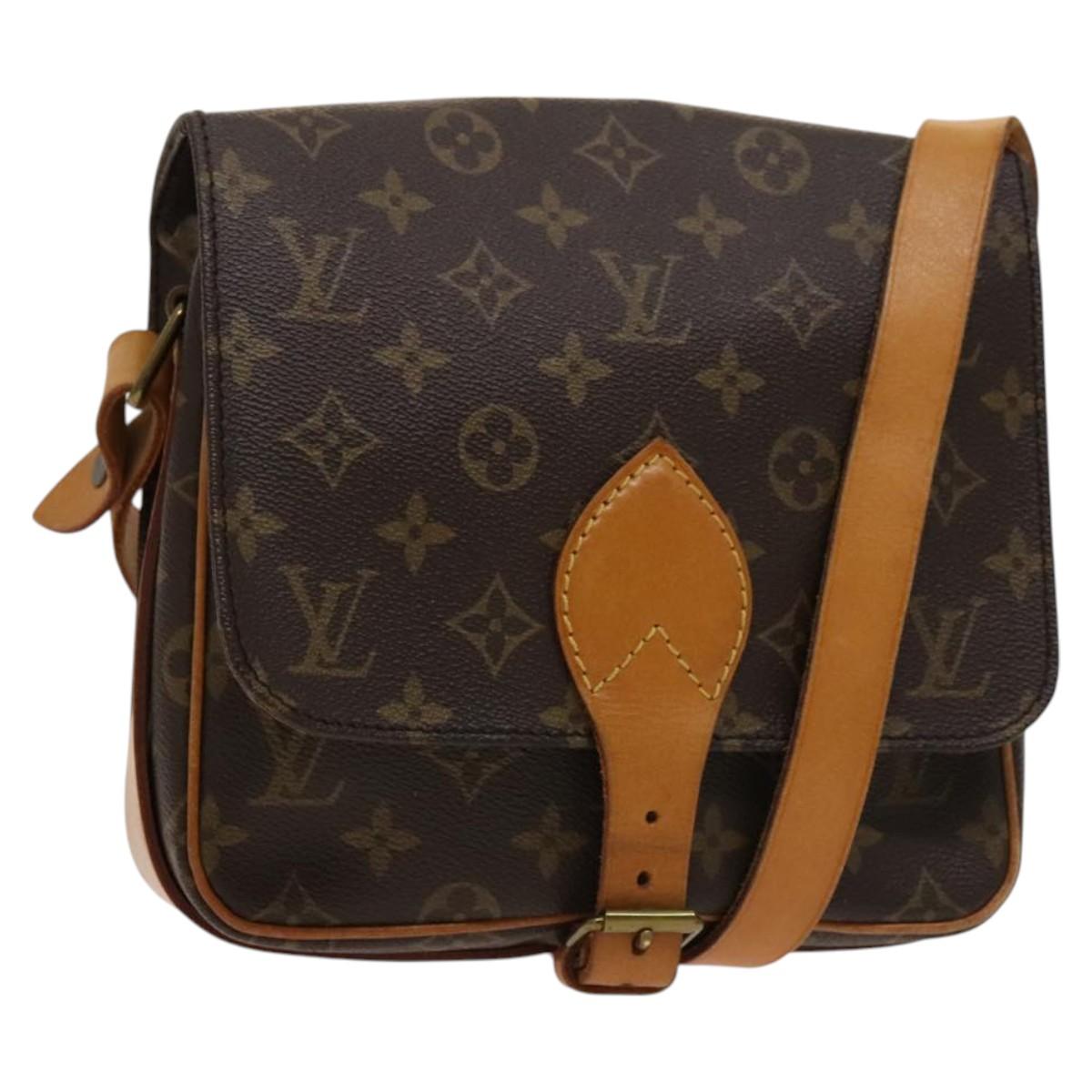 LOUIS VUITTON Monogram Cartouchiere MM Shoulder Bag M51253 LV Auth yk17825