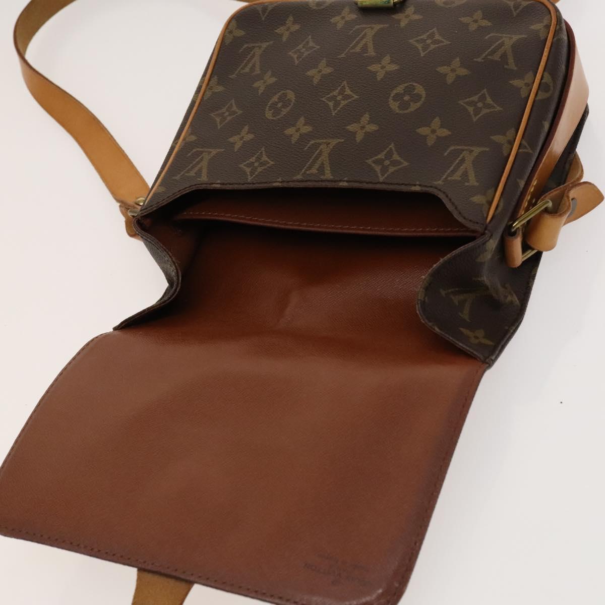 LOUIS VUITTON Monogram Cartouchiere MM Shoulder Bag M51253 LV Auth yk17825