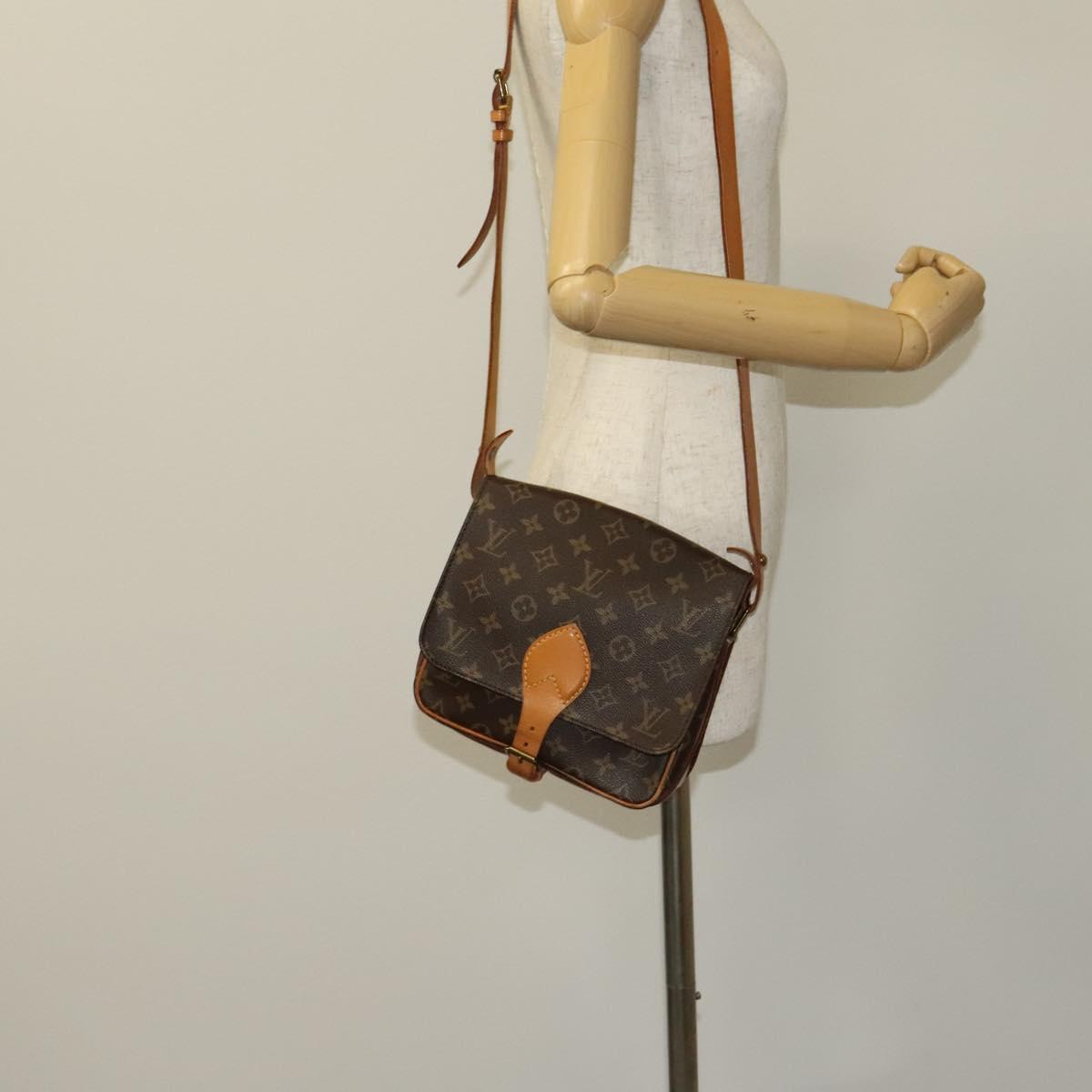 LOUIS VUITTON Monogram Cartouchiere MM Shoulder Bag M51253 LV Auth yk17825