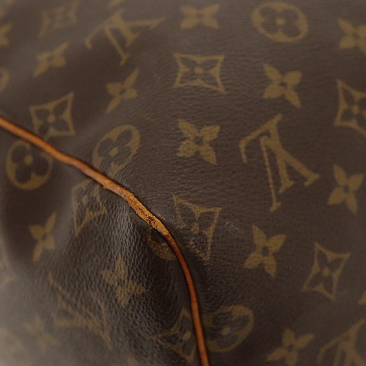 LOUIS VUITTON Monogram Keepall 55 Boston Bag M41424 LV Auth yk17831