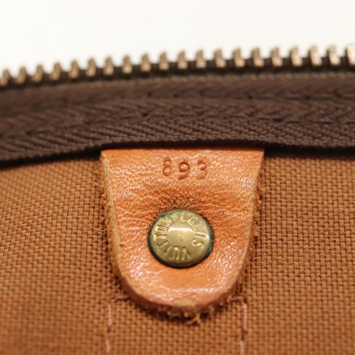 LOUIS VUITTON Monogram Keepall 55 Boston Bag M41424 LV Auth yk17831