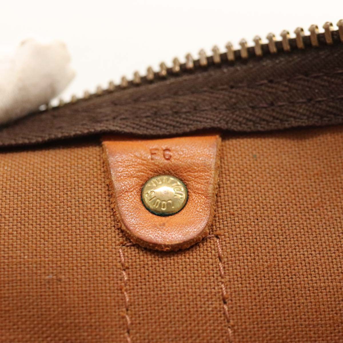 LOUIS VUITTON Monogram Keepall 55 Boston Bag M41424 LV Auth yk17831