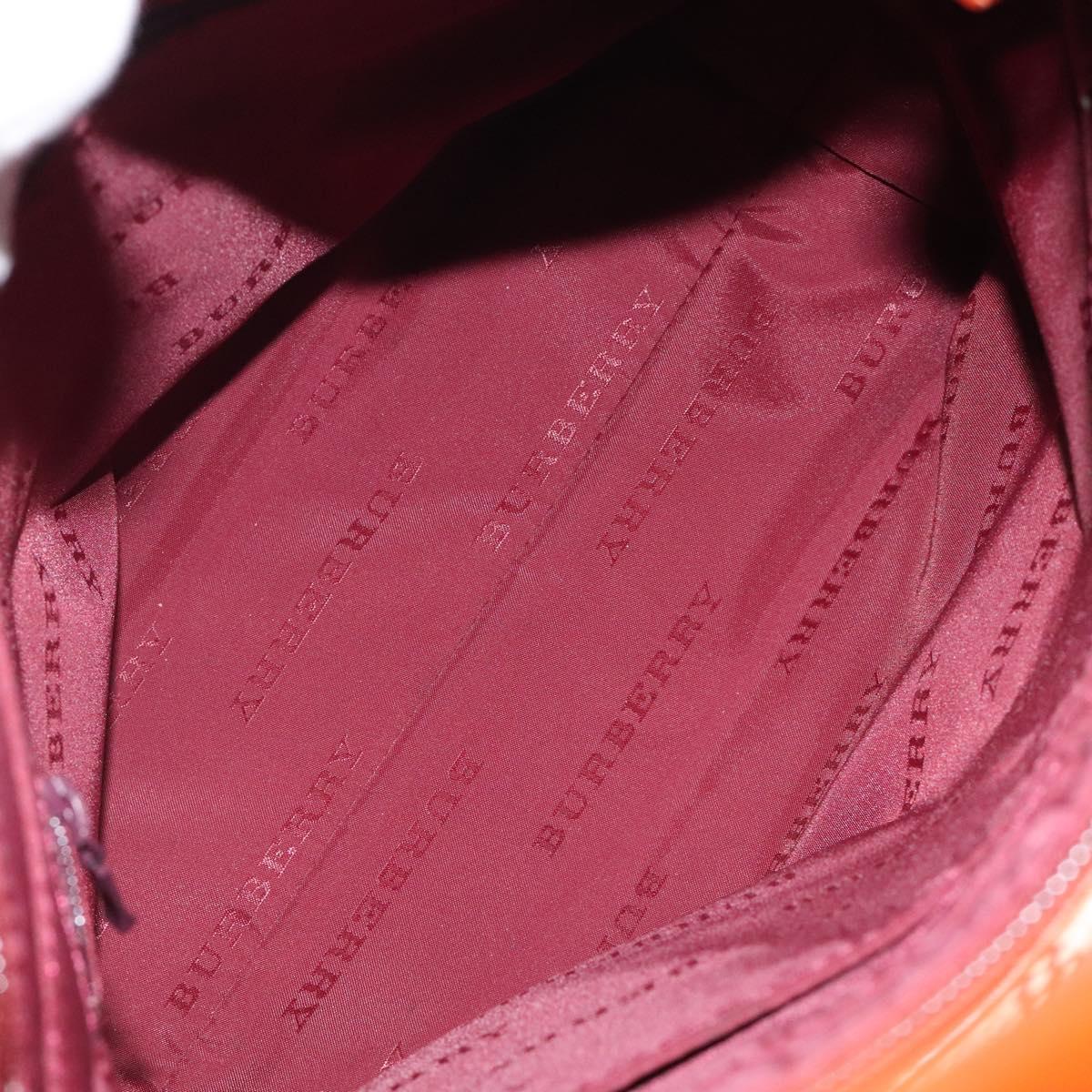 BURBERRY Nova Check Shoulder Bag Wool Beige Gold Auth yk17894