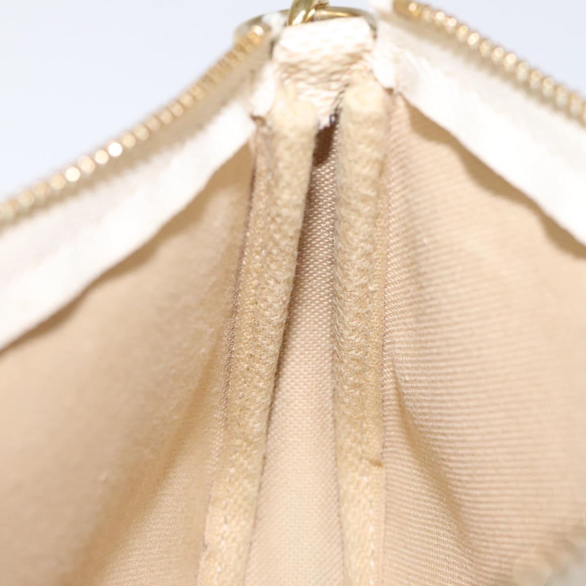 LOUIS VUITTON Damier Azur Mini Pochette Accessoires Pouch N63005 Auth yk17913AM