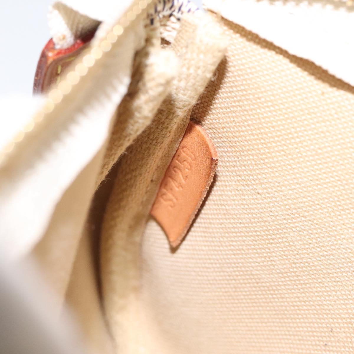 LOUIS VUITTON Damier Azur Mini Pochette Accessoires Pouch N63005 Auth yk17913AM