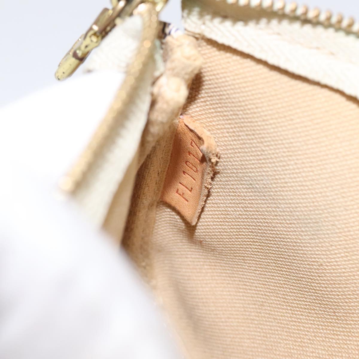 LOUIS VUITTON Damier Azur Mini Pochette Accessoires Pouch N63005 Auth yk17914