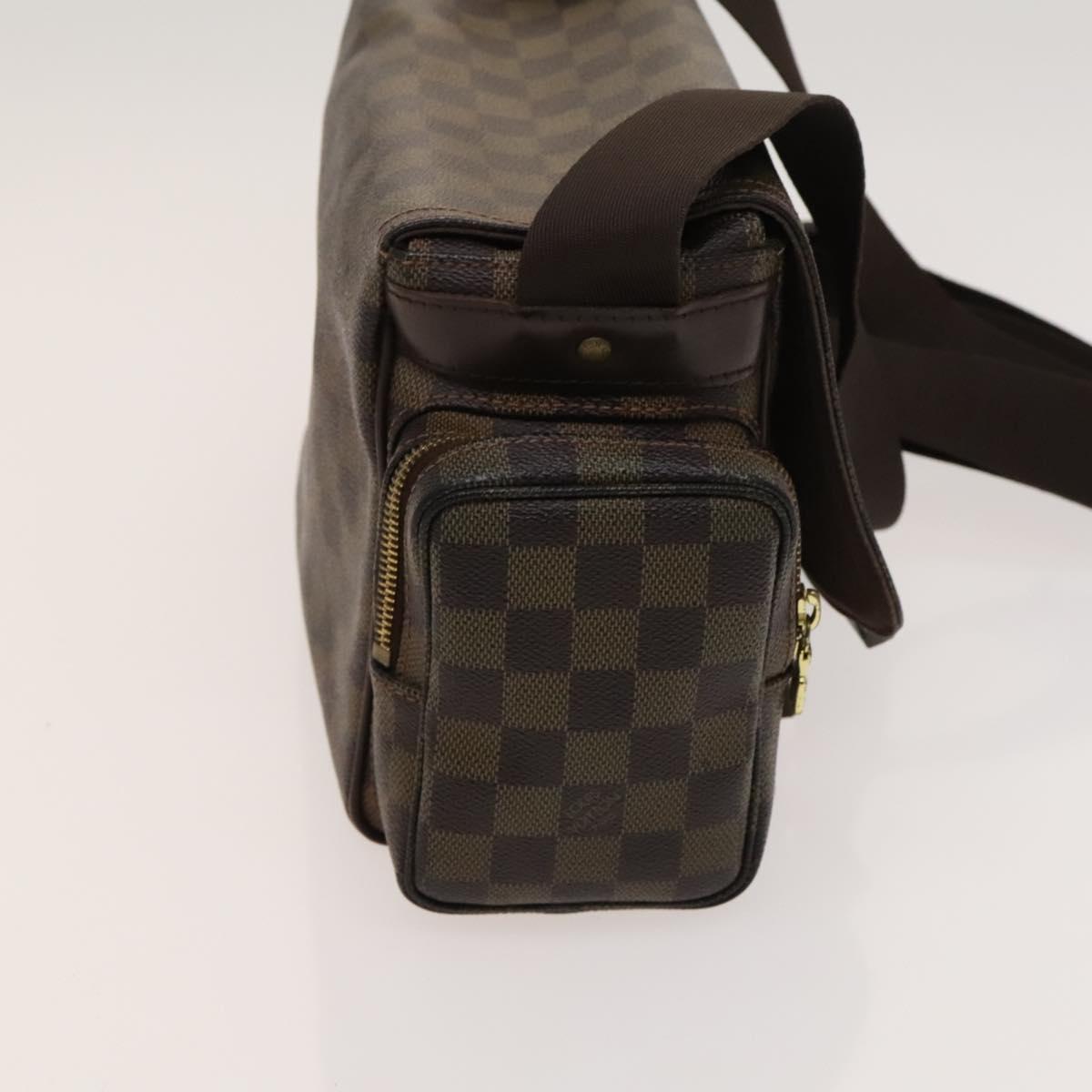 LOUIS VUITTON Damier Ebene Reporter Melville Shoulder Bag N51126 LV Auth yk17936