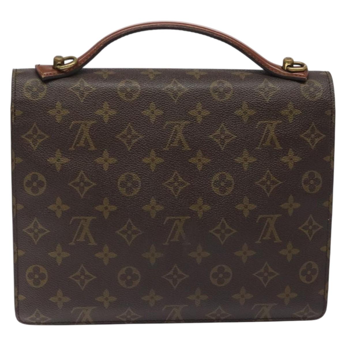 LOUIS VUITTON Monogram Monceau 28 Hand Bag M51185 LV Auth yk17951