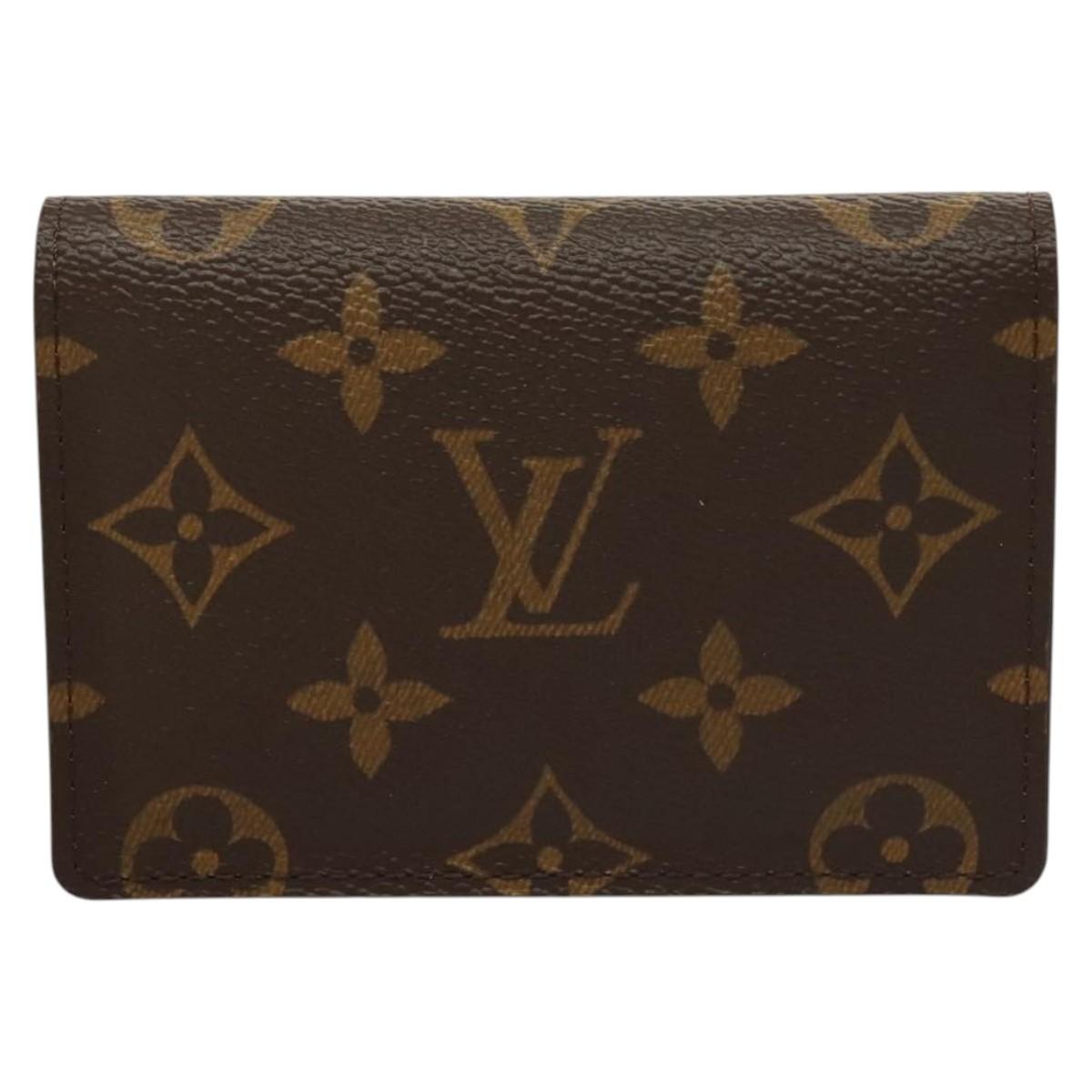 LOUIS VUITTON Monogram Porte 2 Cult Vertical Pass Case M60533 LV Auth yk17969
