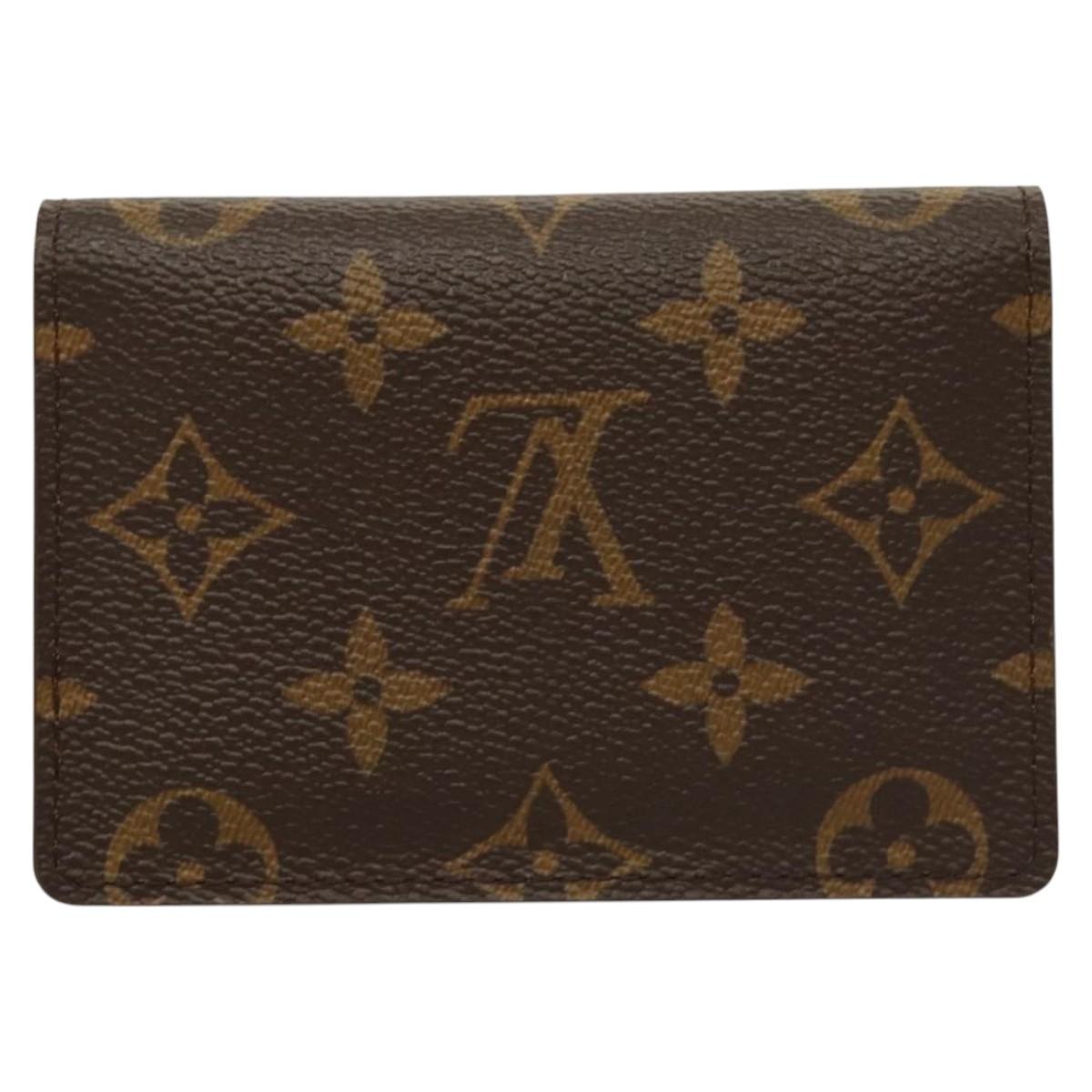 LOUIS VUITTON Monogram Porte 2 Cult Vertical Pass Case M60533 LV Auth yk17969