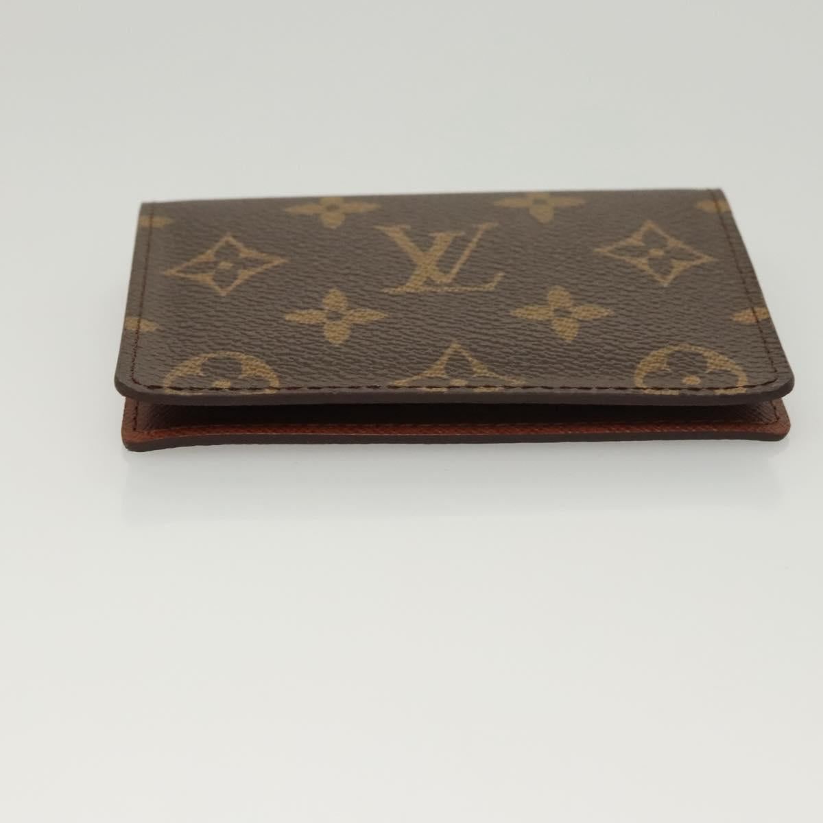 LOUIS VUITTON Monogram Porte 2 Cult Vertical Pass Case M60533 LV Auth yk17969