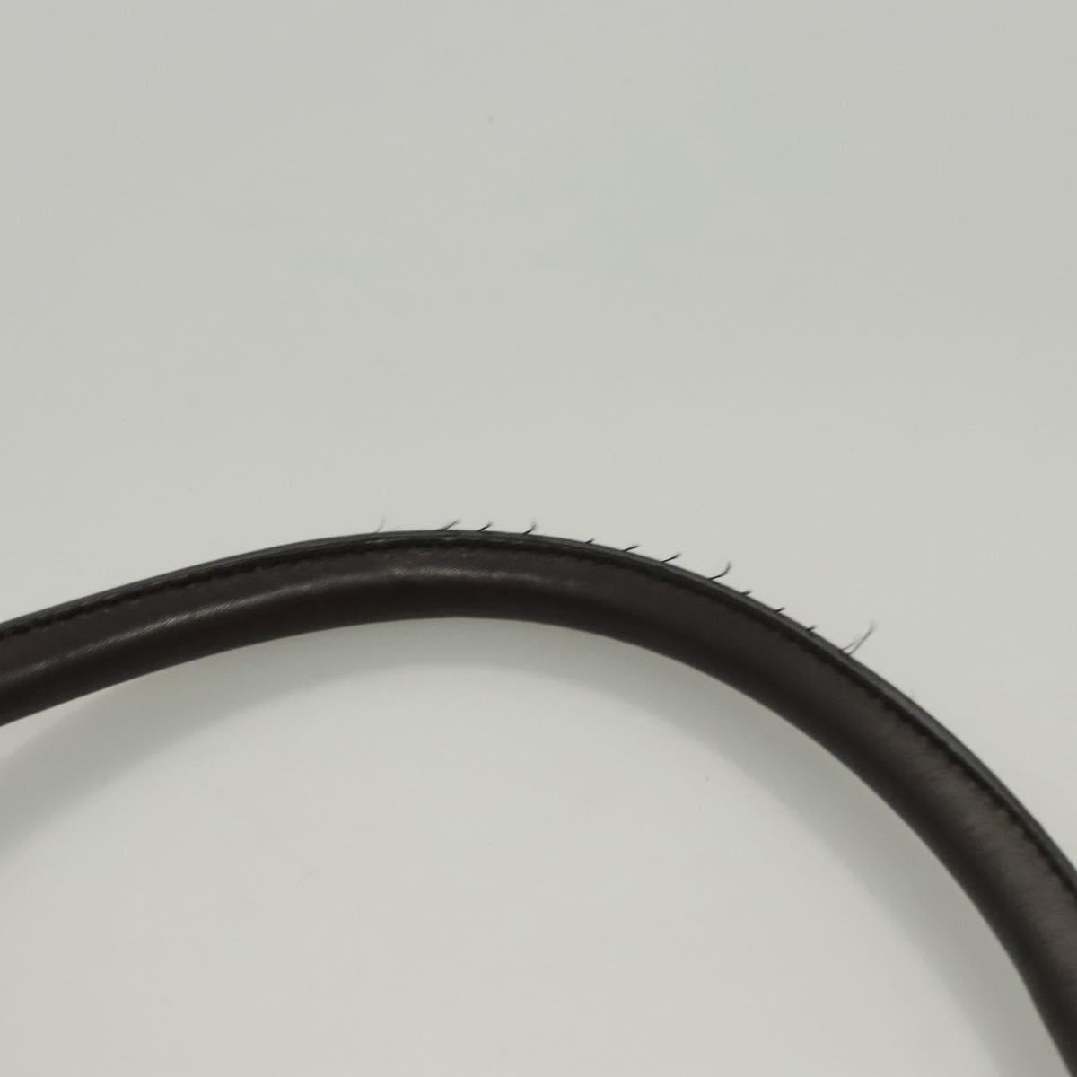 BURBERRY Nova Check Shoulder Bag PVC Leather Beige Brown gold Auth yk17973