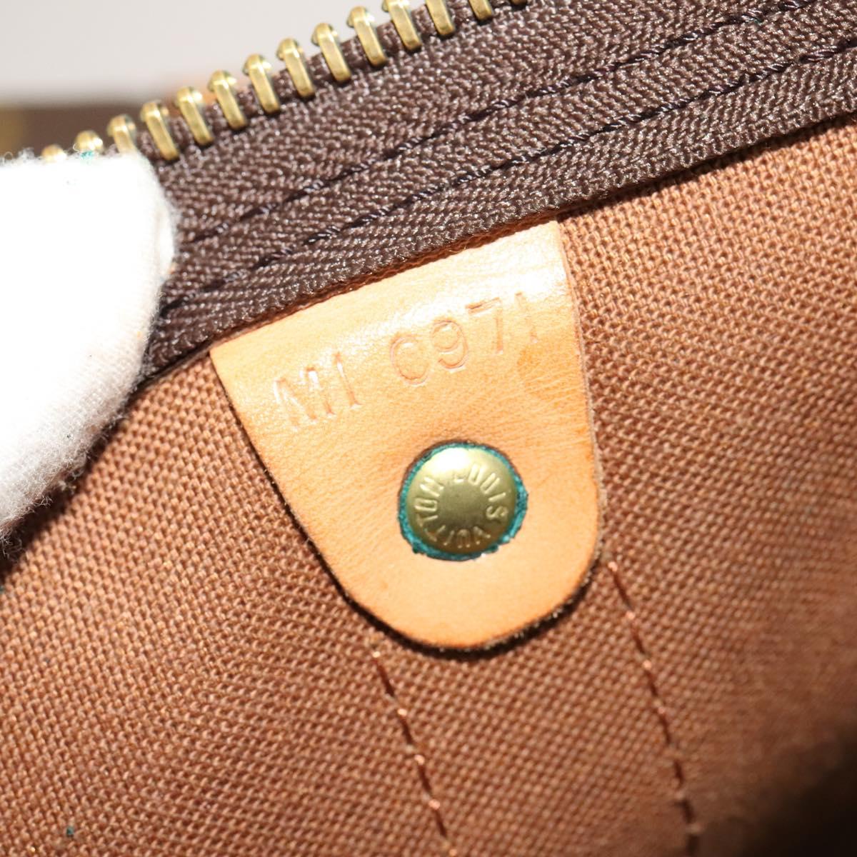 LOUIS VUITTON Monogram Keepall 60 Boston Bag M41422 LV Auth yk17979