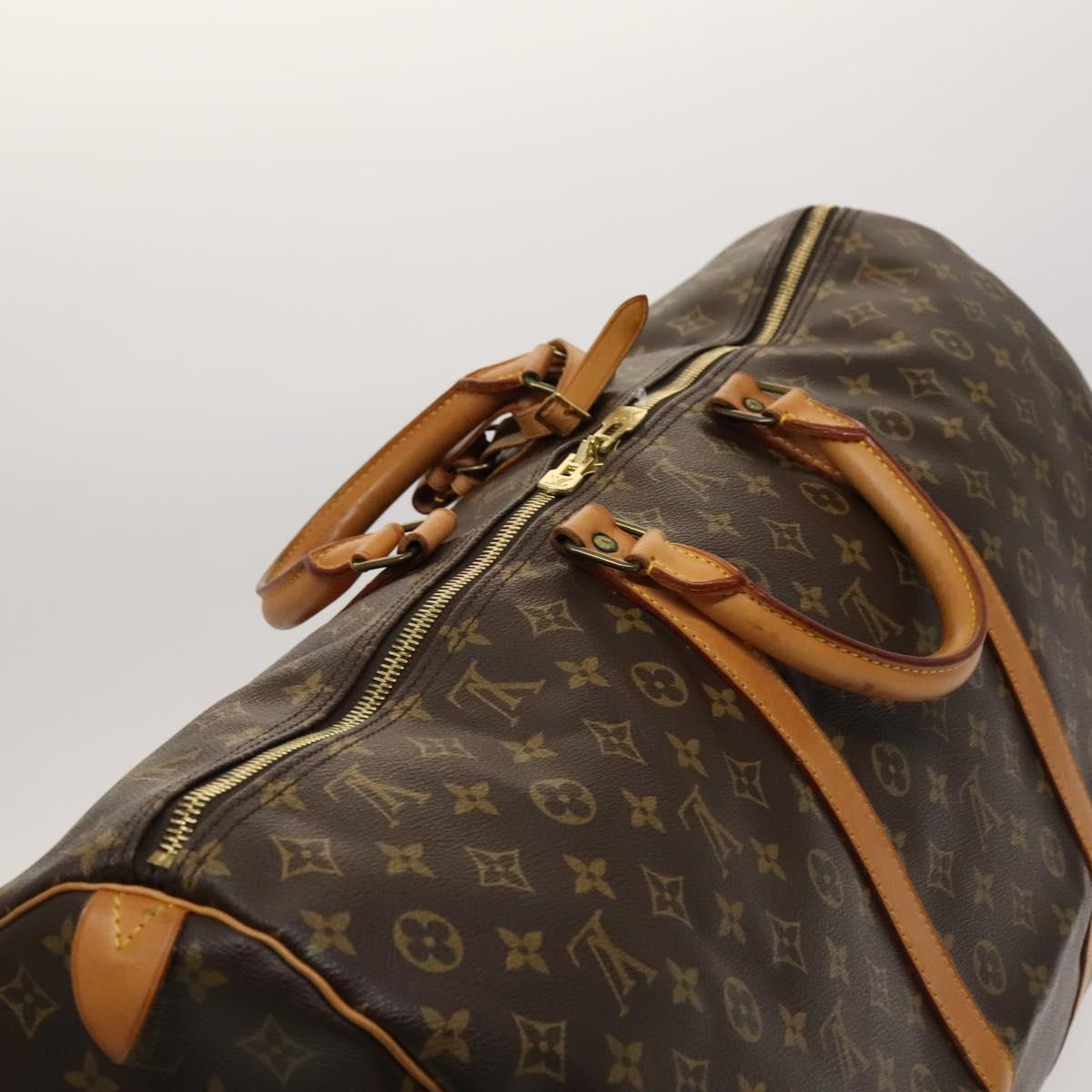 LOUIS VUITTON Monogram Keepall 60 Boston Bag M41422 LV Auth yk17979