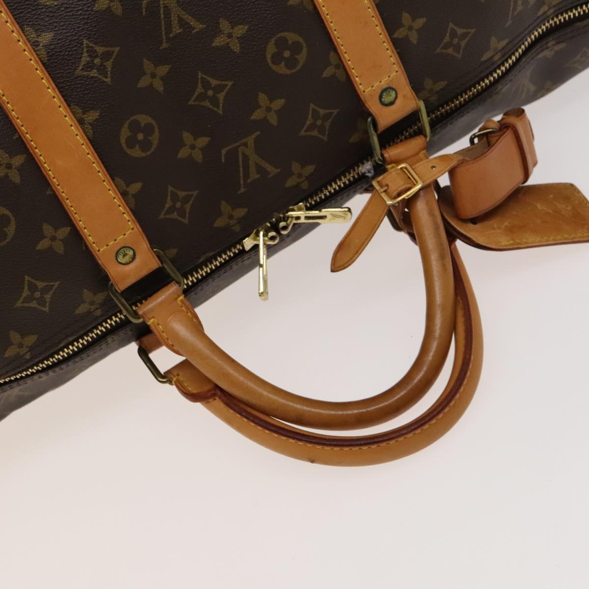 LOUIS VUITTON Monogram Keepall 60 Boston Bag M41422 LV Auth yk17979