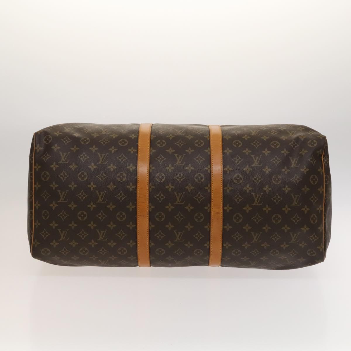 LOUIS VUITTON Monogram Keepall 60 Boston Bag M41422 LV Auth yk17979