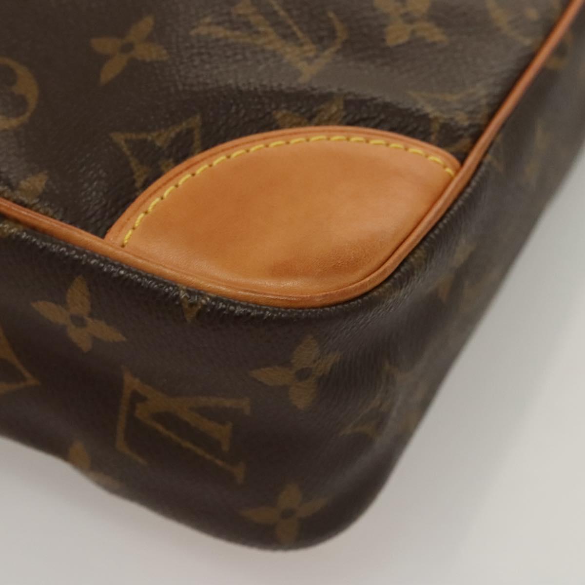 LOUIS VUITTON Monogram Compiegne 28 Clutch Bag M51845 LV Auth yk18053