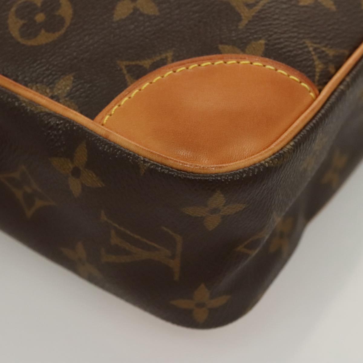 LOUIS VUITTON Monogram Compiegne 28 Clutch Bag M51845 LV Auth yk18053