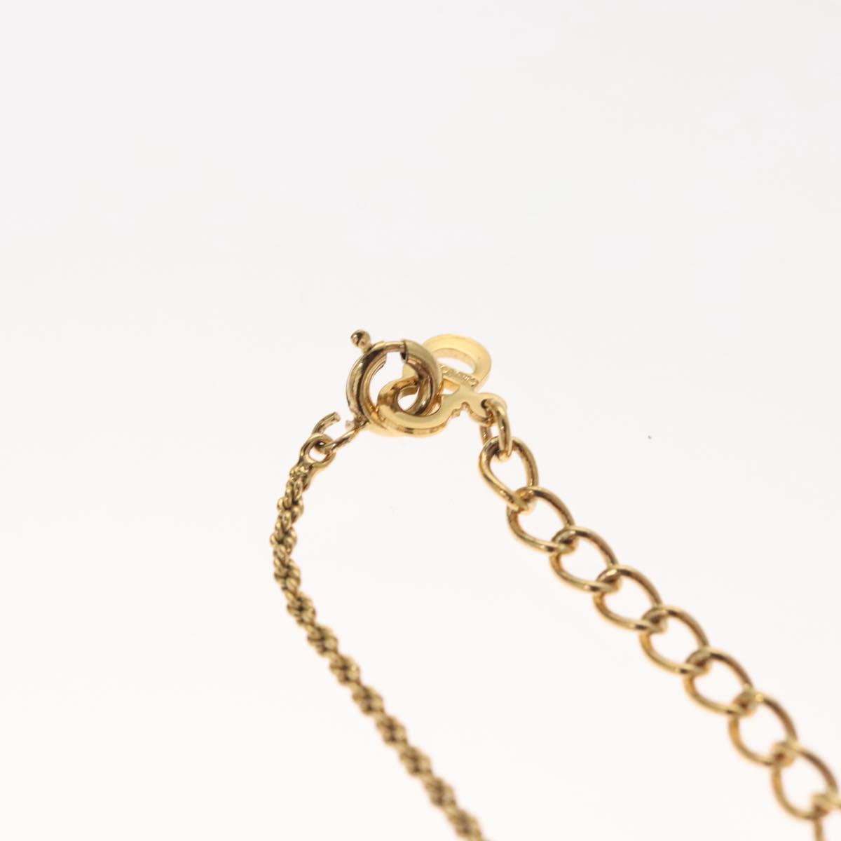 Christian Dior Necklace metal Gold Auth yk18085