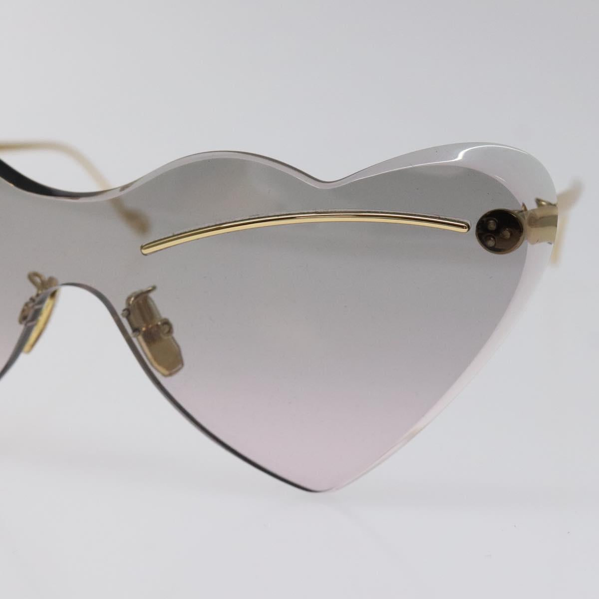 LOEWE Sunglasses metal Gold Auth yk18092M