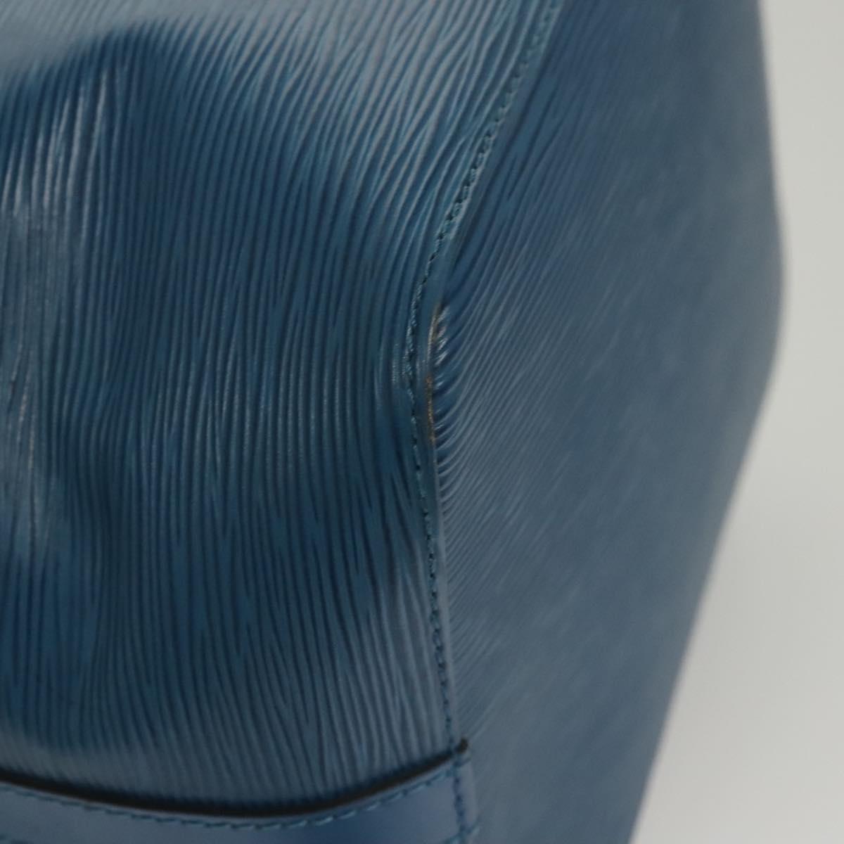 LOUIS VUITTON Epi Petit Noe Shoulder Bag Blue M44105 LV Auth yk18129