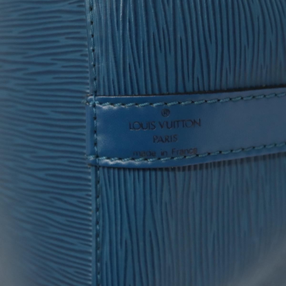 LOUIS VUITTON Epi Petit Noe Shoulder Bag Blue M44105 LV Auth yk18129