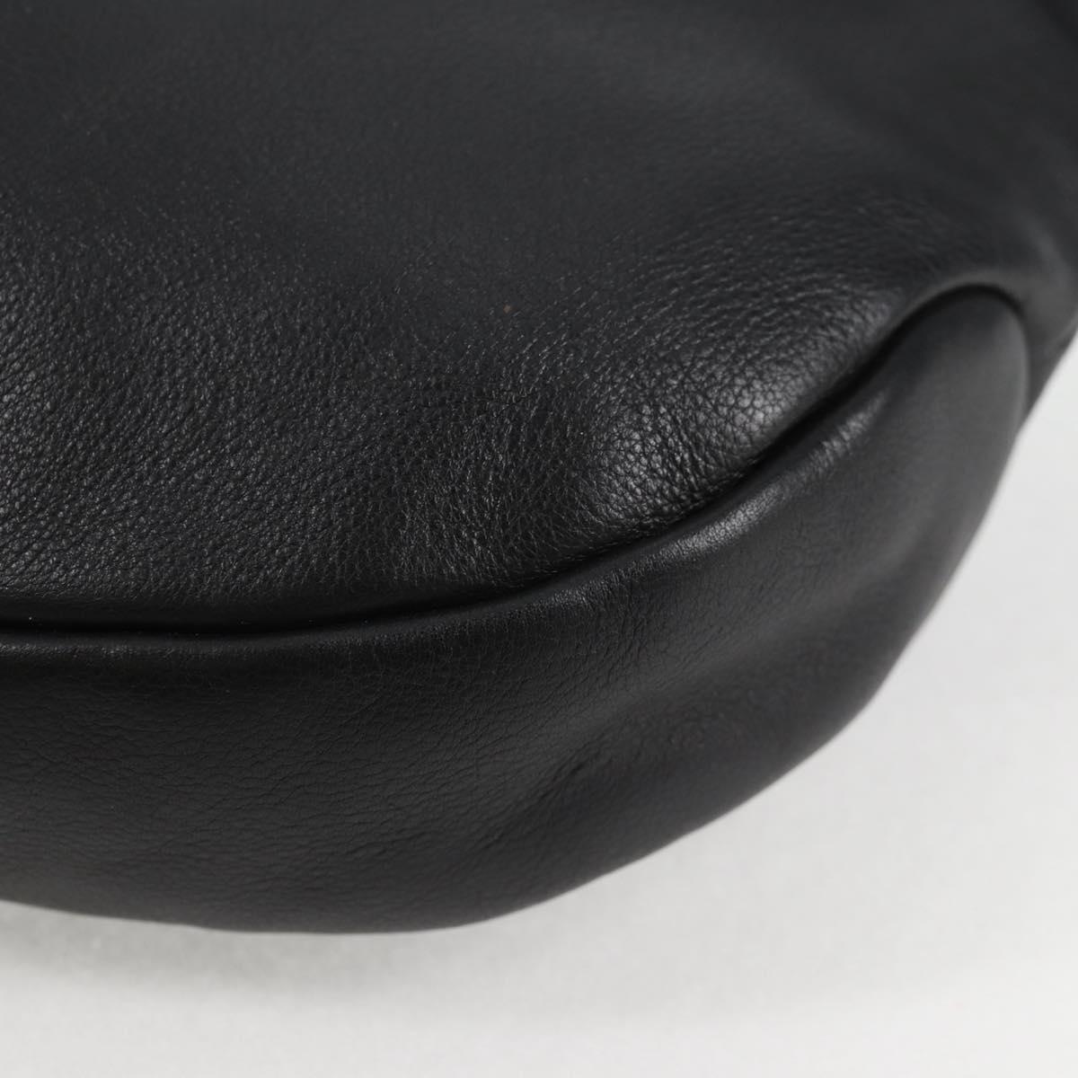 Salvatore Ferragamo Vala Shoulder Bag Leather Black Auth yk18131V