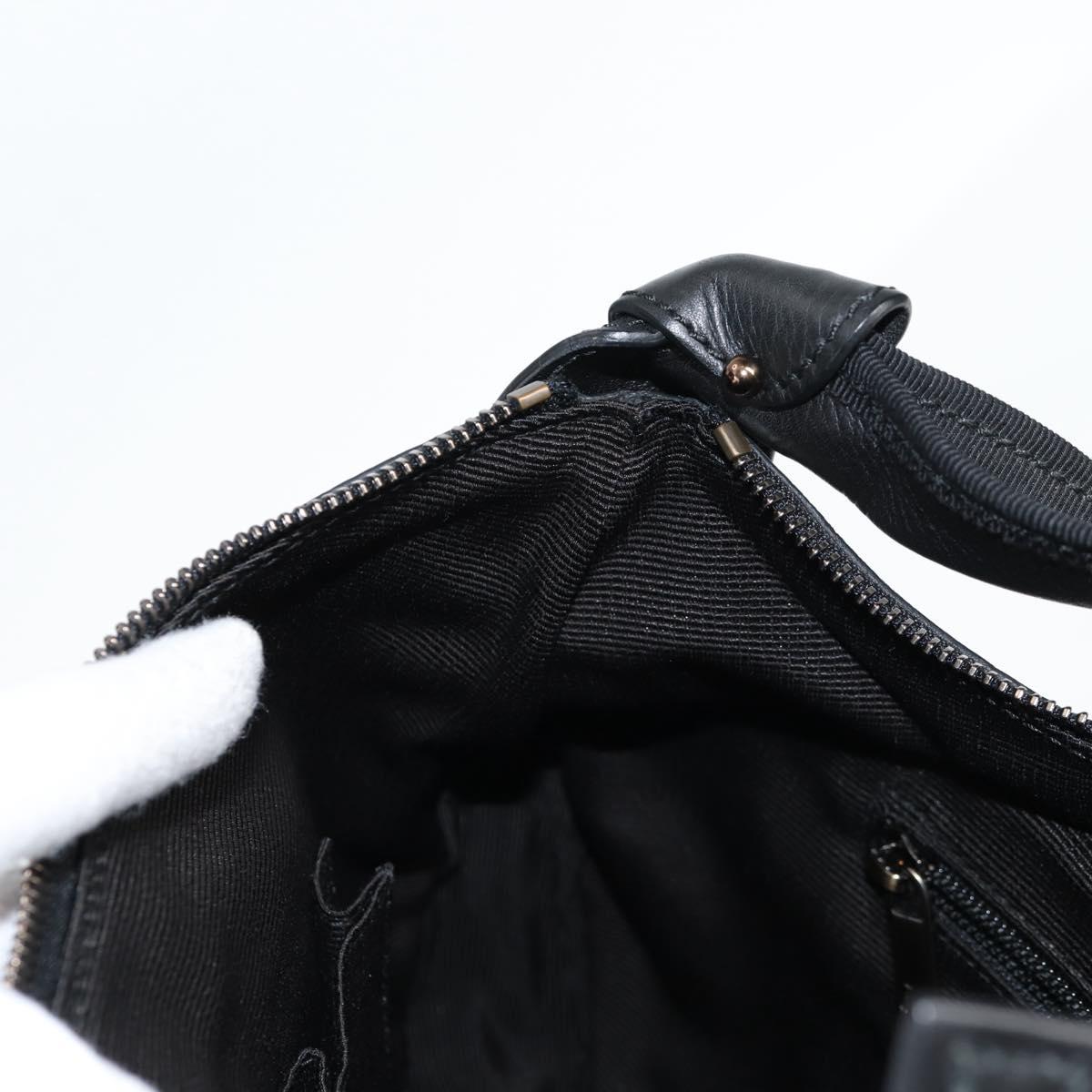 Salvatore Ferragamo Vala Shoulder Bag Leather Black Auth yk18131V