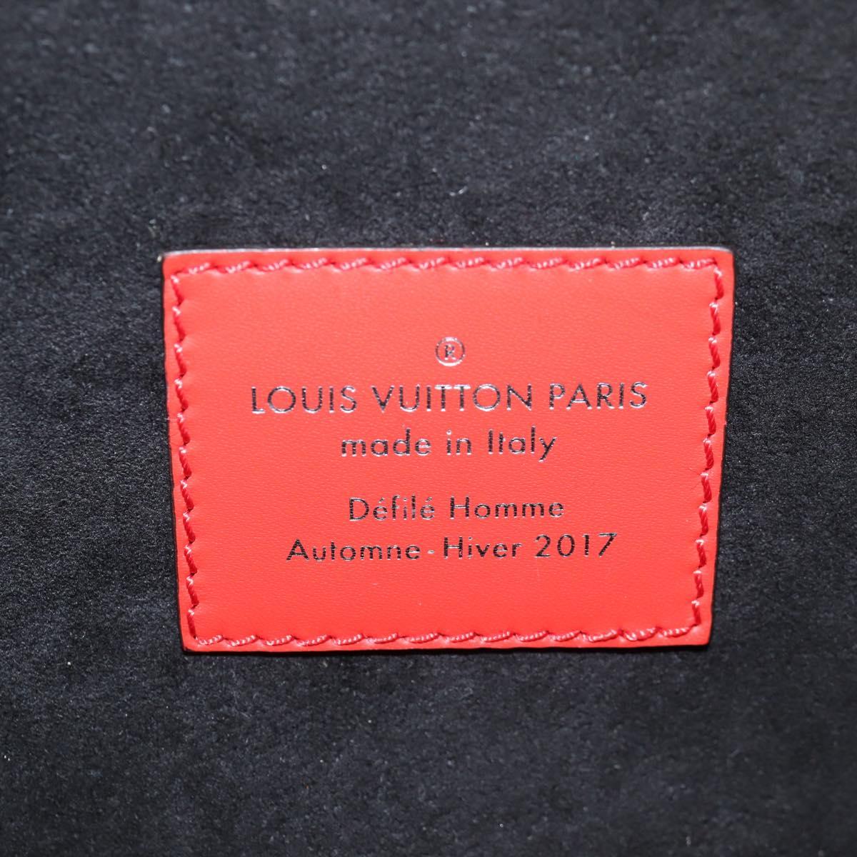 LOUIS VUITTON Epi LV × Supreme Bum BagPM Body Bag Red M53418 LV Auth yk18136A