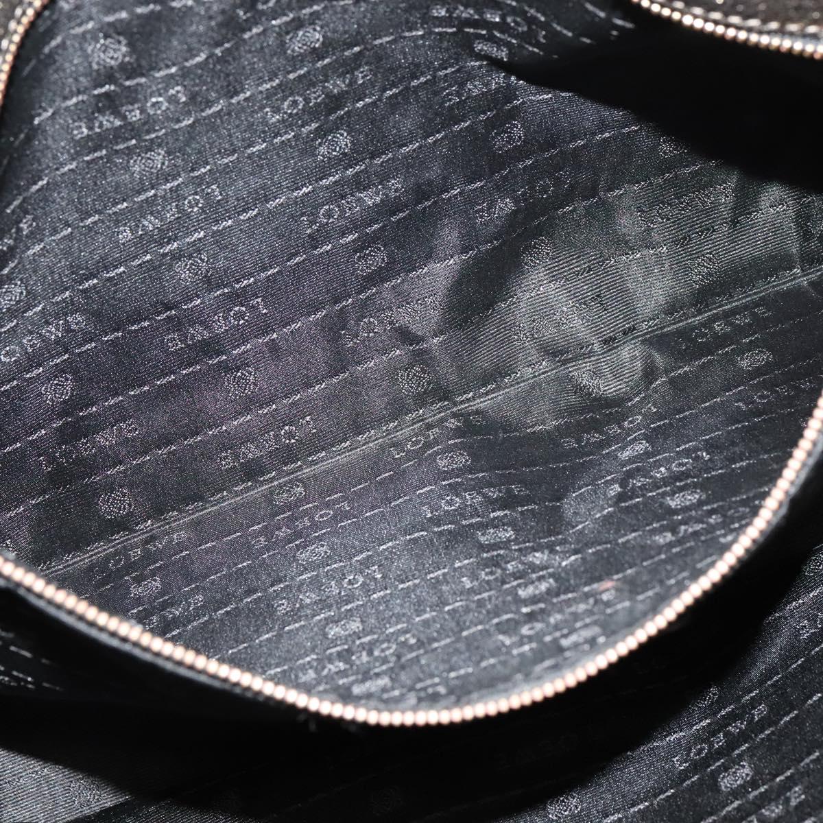 LOEWE Anagram Tote Bag Leather Gold Tone Auth yk18146