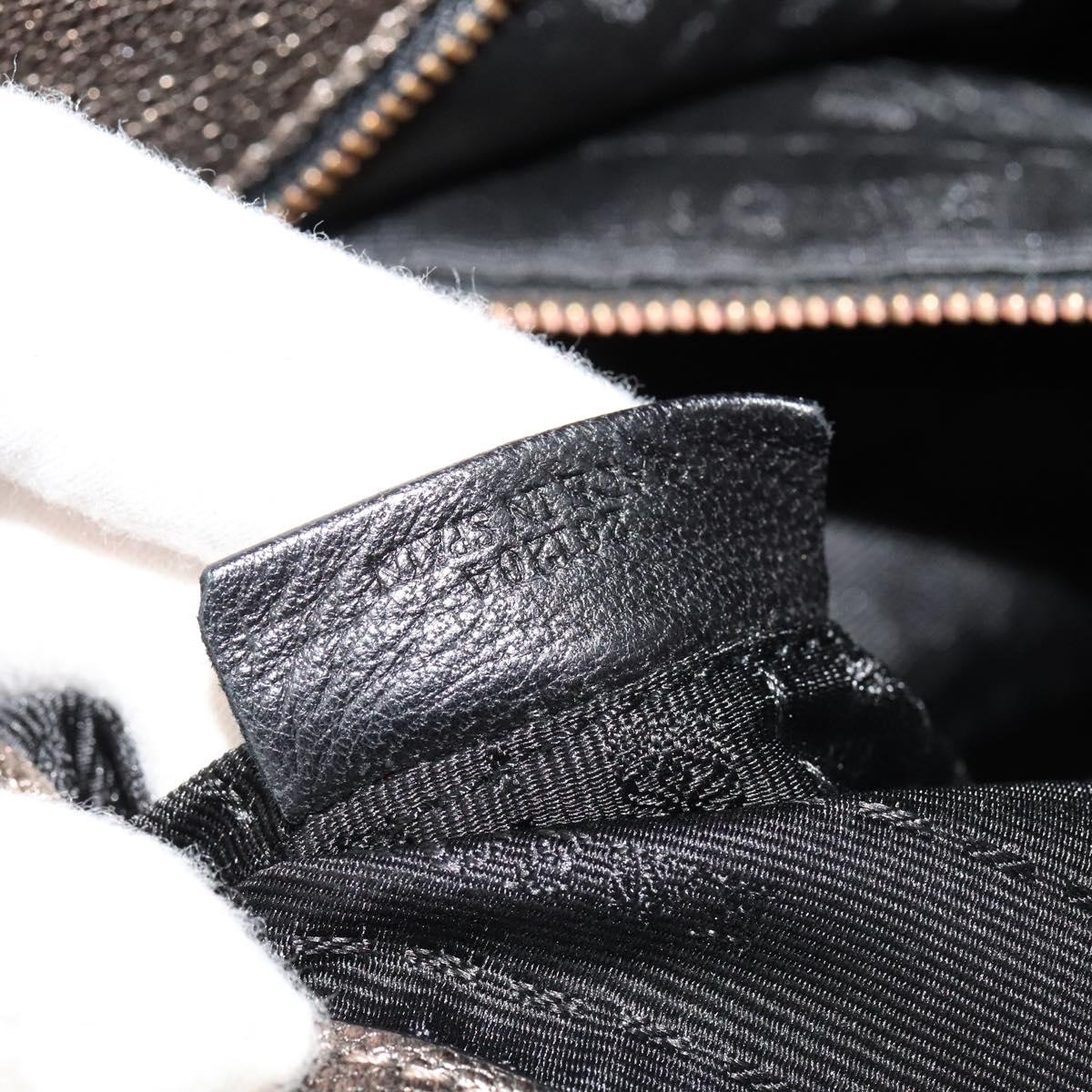 LOEWE Anagram Tote Bag Leather Gold Tone Auth yk18146