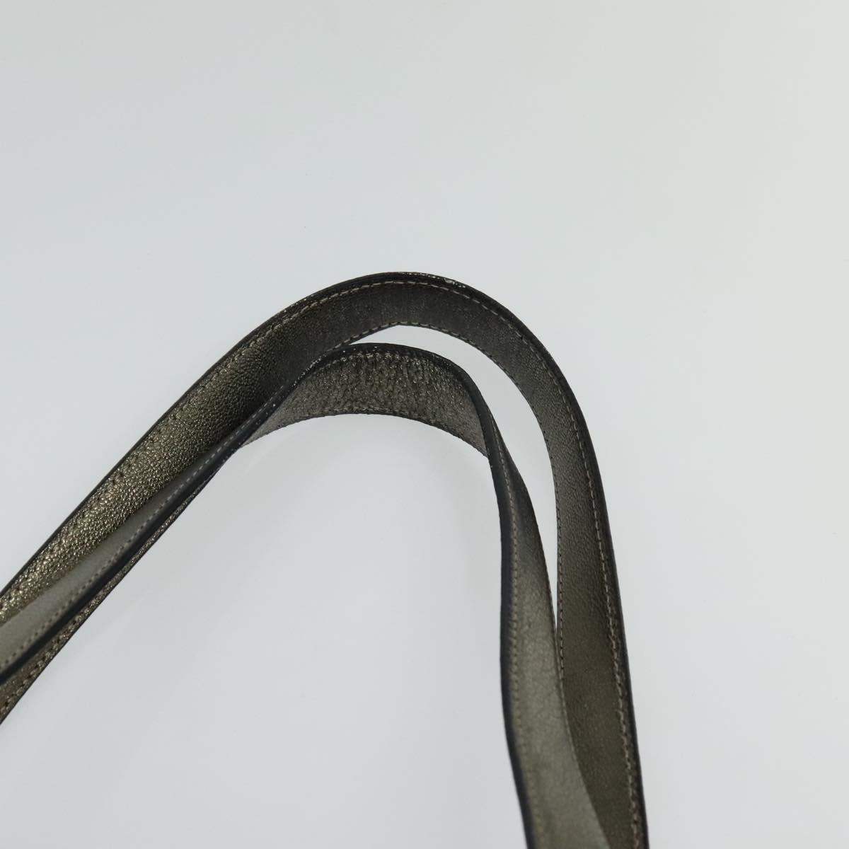 LOEWE Anagram Tote Bag Leather Gold Tone Auth yk18146