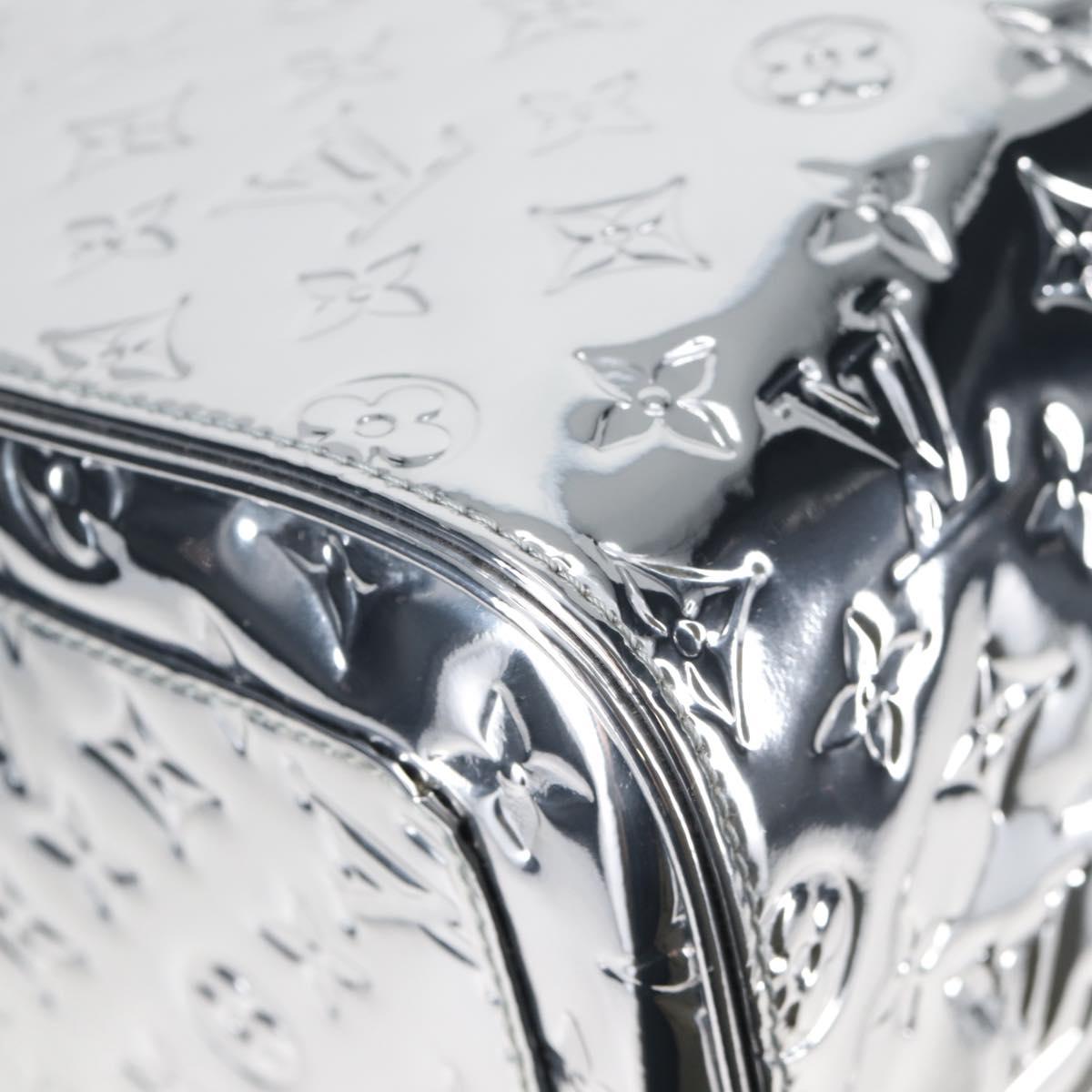 LOUIS VUITTON Monogram Miroir Keepall 55 Bag Silver Argent M95275 Auth yk18156SM