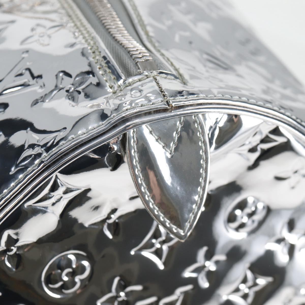 LOUIS VUITTON Monogram Miroir Keepall 55 Bag Silver Argent M95275 Auth yk18156SM