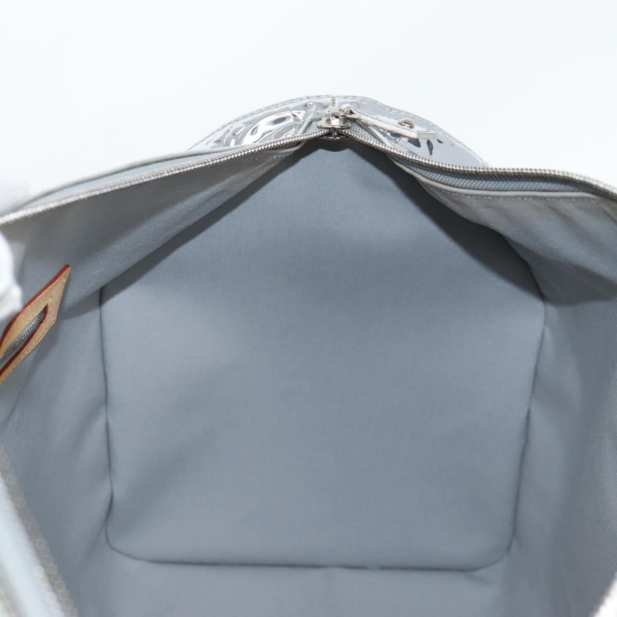 LOUIS VUITTON Monogram Miroir Keepall 55 Bag Silver Argent M95275 Auth yk18156SM