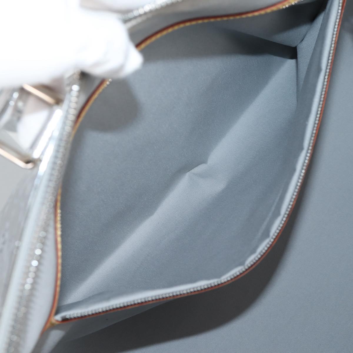 LOUIS VUITTON Monogram Miroir Keepall 55 Bag Silver Argent M95275 Auth yk18156SM