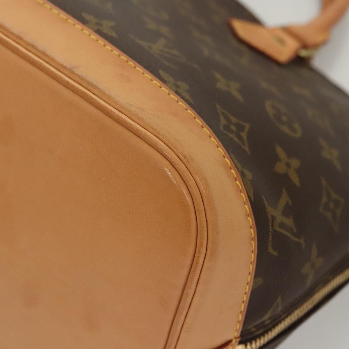LOUIS VUITTON Monogram Alma Hand Bag M51130 LV Auth yk18247