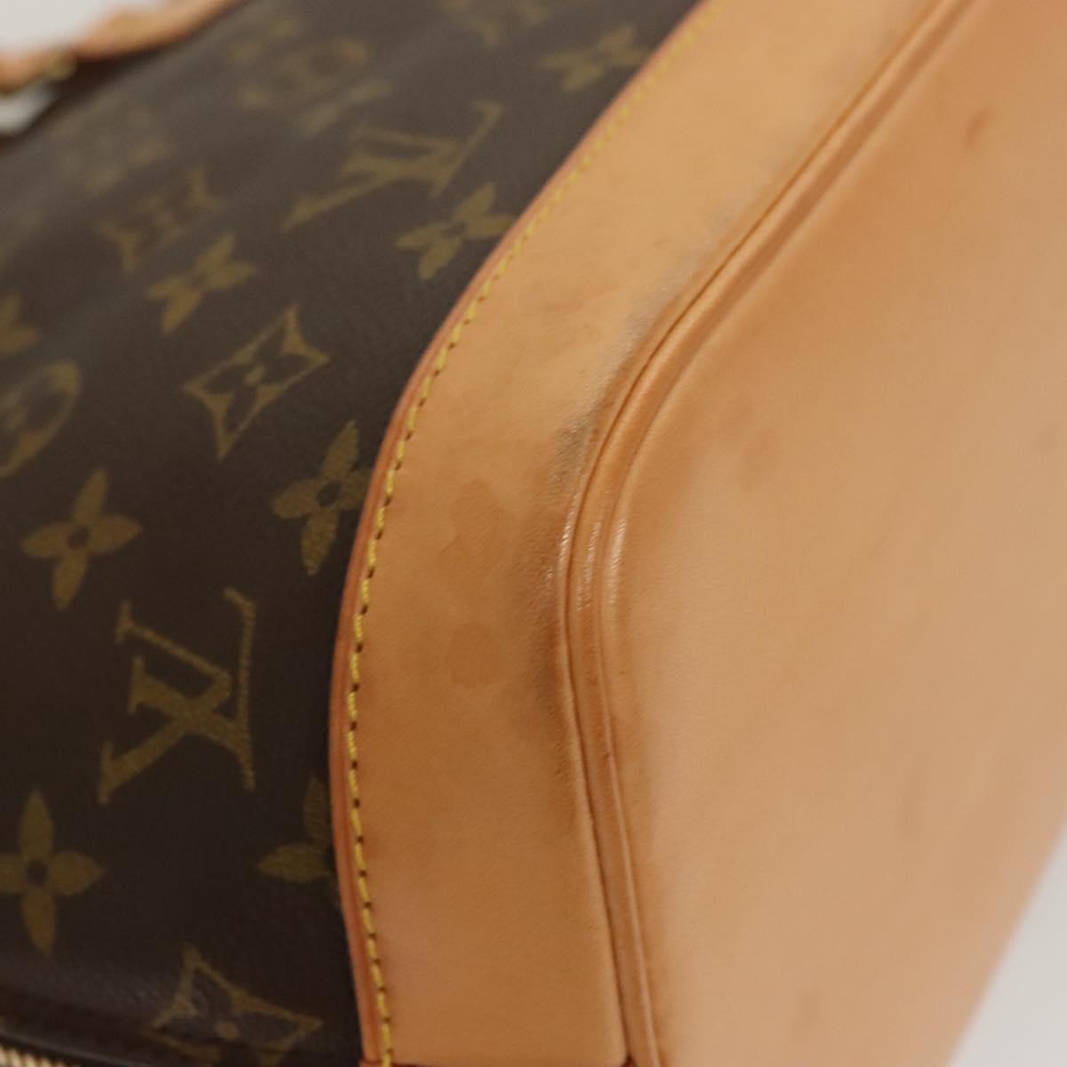 LOUIS VUITTON Monogram Alma Hand Bag M51130 LV Auth yk18247