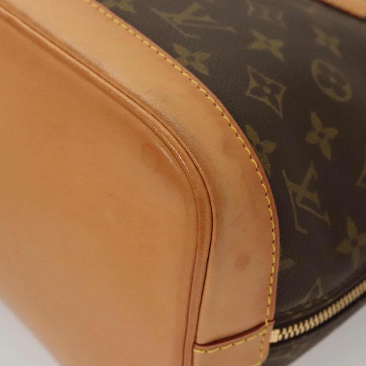 LOUIS VUITTON Monogram Alma Hand Bag M51130 LV Auth yk18247