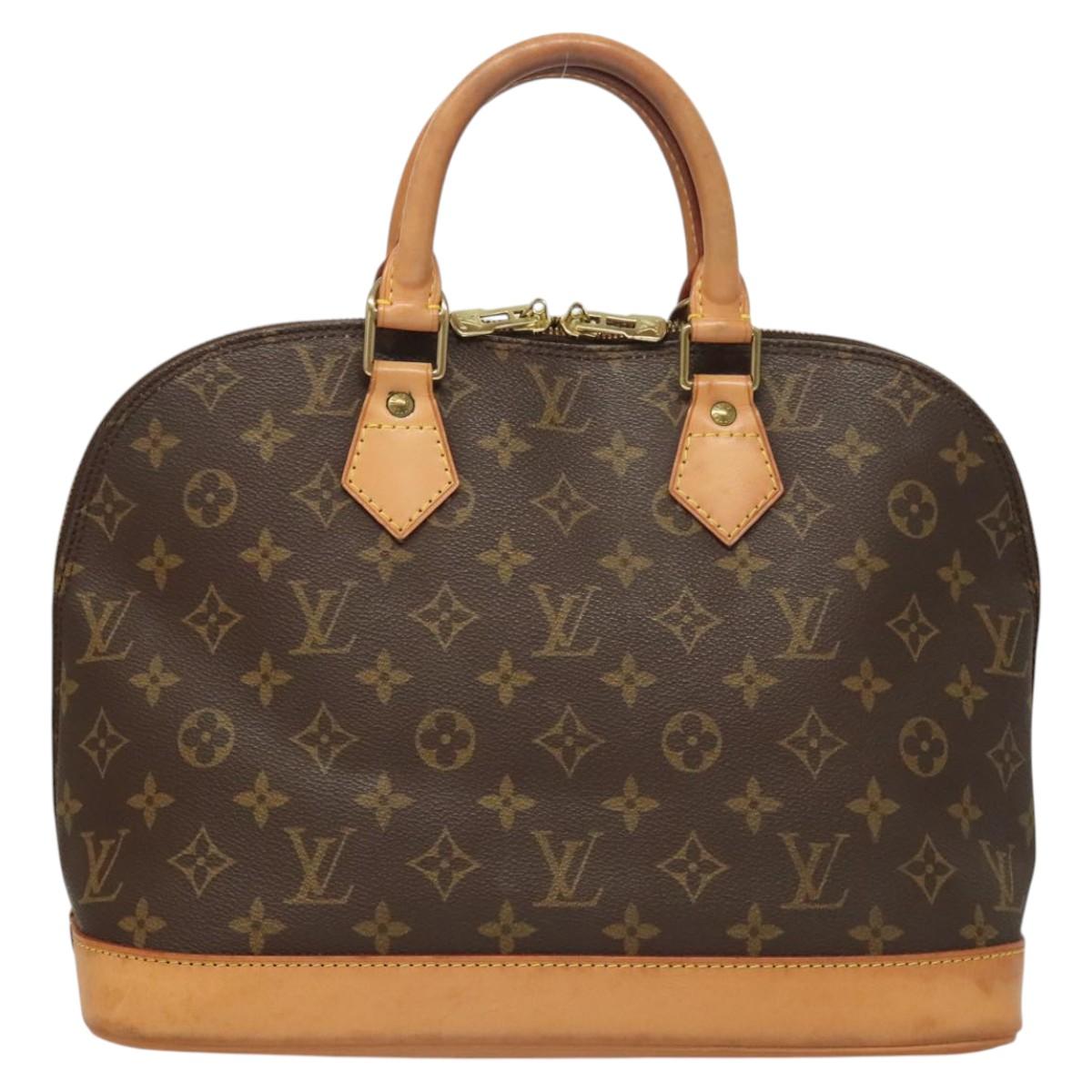 LOUIS VUITTON Monogram Alma Hand Bag M51130 LV Auth yk18247