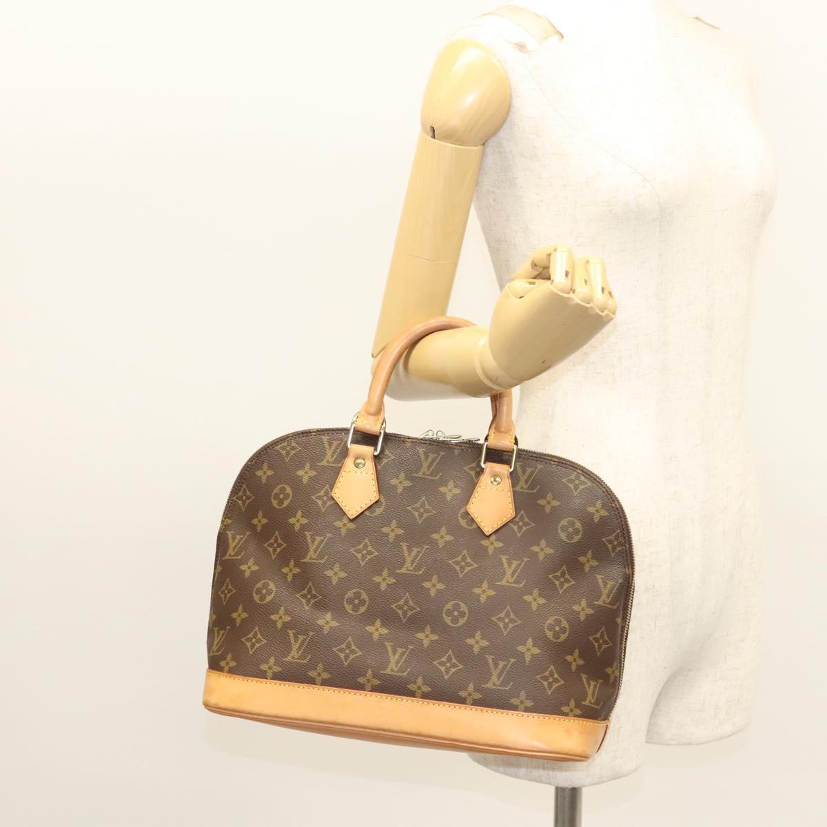 LOUIS VUITTON Monogram Alma Hand Bag M51130 LV Auth yk18247