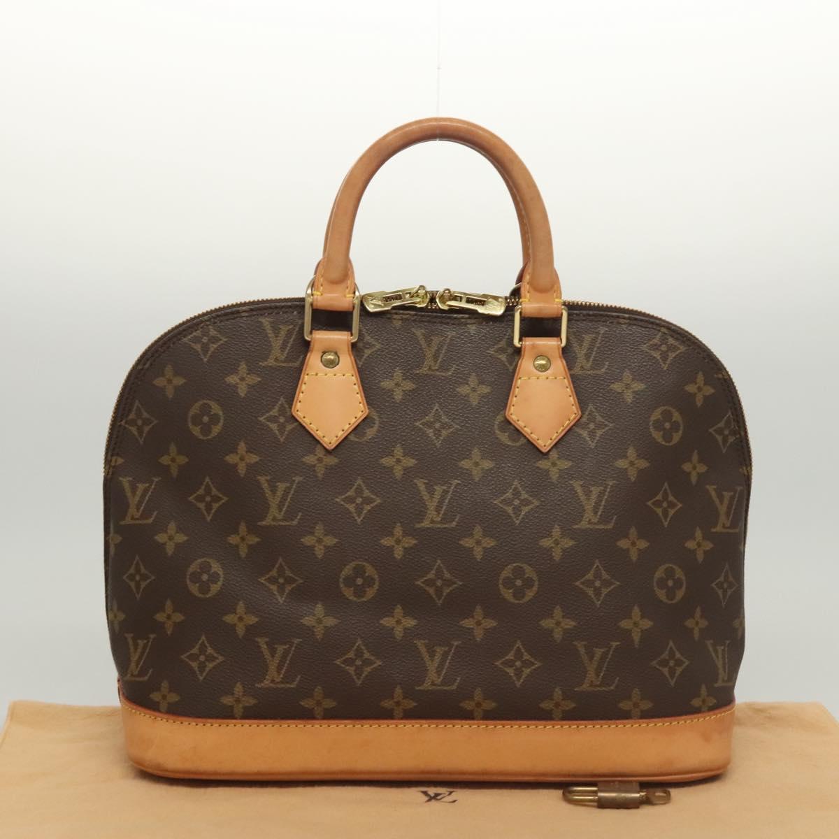 LOUIS VUITTON Monogram Alma Hand Bag M51130 LV Auth yk18247