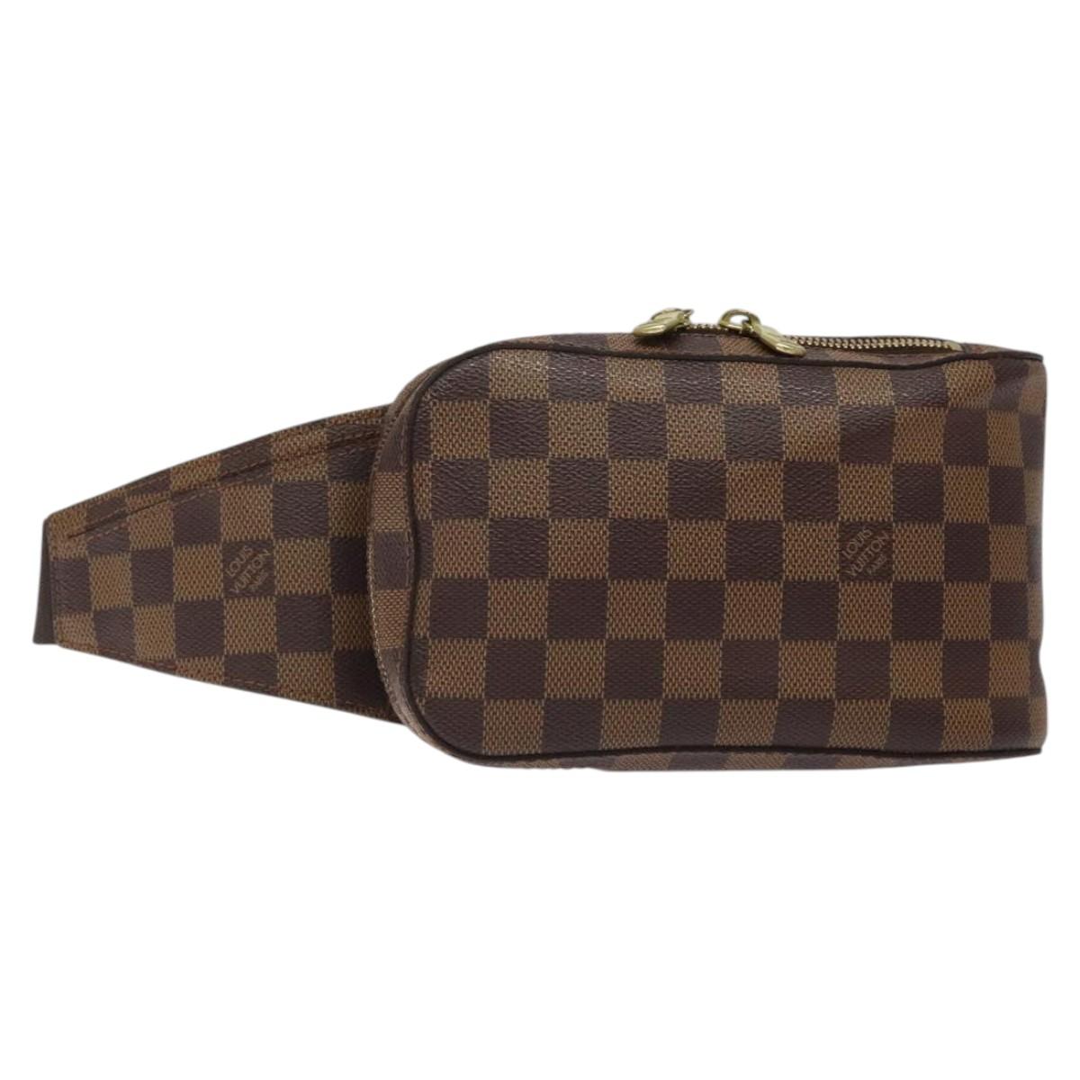 LOUIS VUITTON Damier Ebene Geronimos Shoulder Bag N51994 LV Auth yk18286