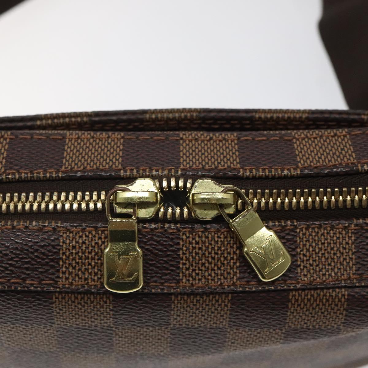 LOUIS VUITTON Damier Ebene Geronimos Shoulder Bag N51994 LV Auth yk18286