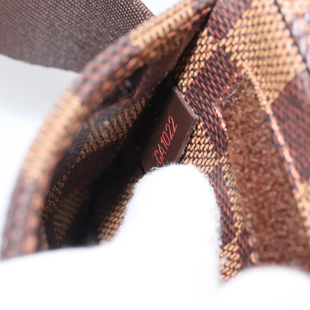 LOUIS VUITTON Damier Ebene Geronimos Shoulder Bag N51994 LV Auth yk18286
