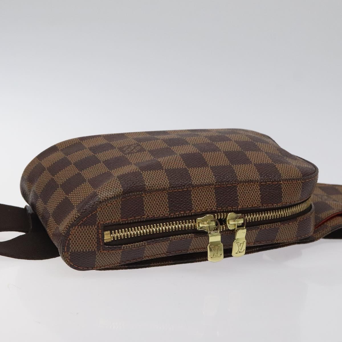 LOUIS VUITTON Damier Ebene Geronimos Shoulder Bag N51994 LV Auth yk18286