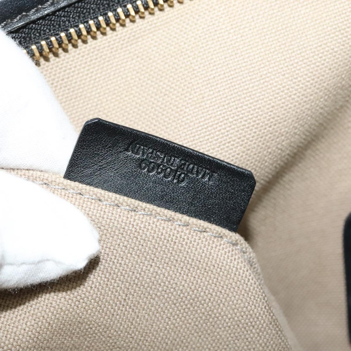 LOEWE anagram Shoulder Bag PVC Gray Gold Auth yk18308