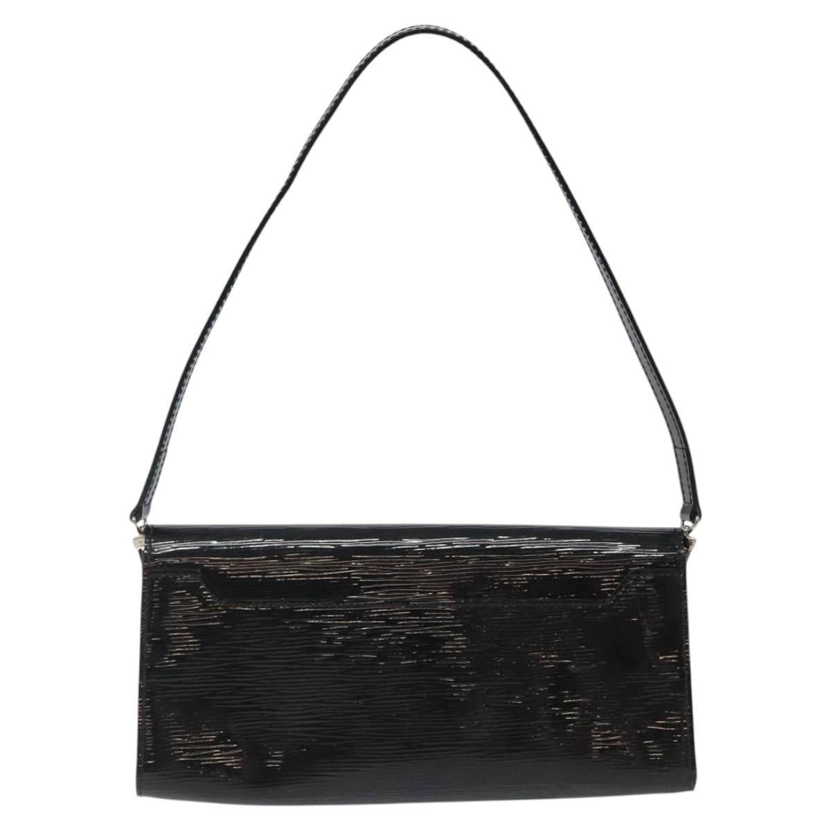 LOUIS VUITTON Electric Epi Pochette Sevigne Bag Black M4055N LV Auth yk18368