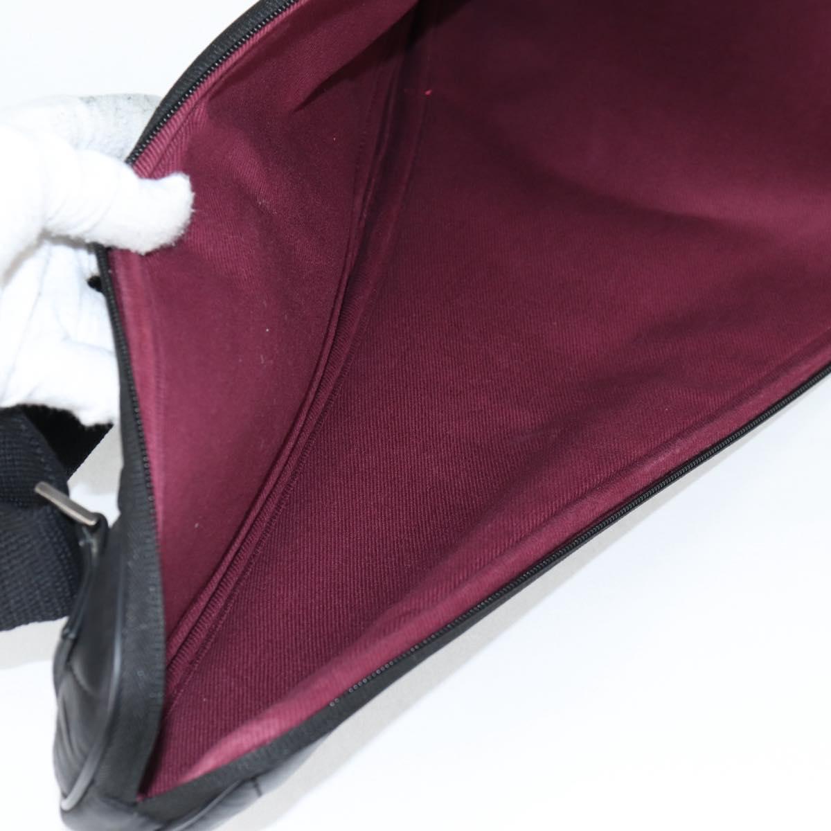 CHANEL Tennis Racket Case Set COCO Mark plastic Black White CC Auth yk18381V