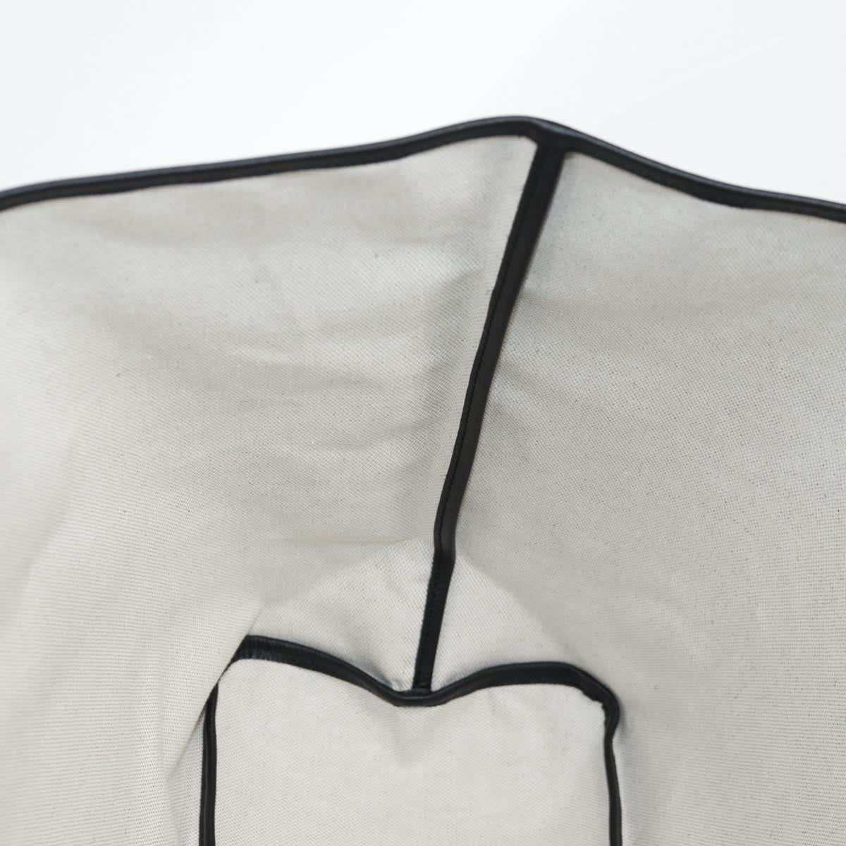 GOYARD Herringbone Saint Louis PM Tote Bag PVC Leather Black Auth yk18382SM